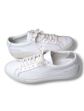 Common Projects Achilles Sneakers in White Leather Size EU 39 US Women's 9